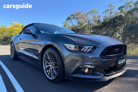 Grey 2016 Ford Mustang Convertible Gt 5.0 V8