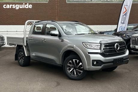 Silver 2026 GWM Cannon Dual Cab Chassis Lux (4X4)