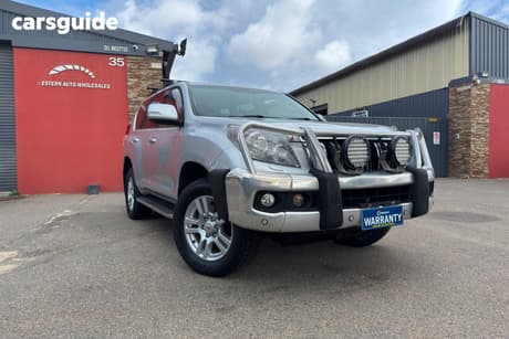 Silver 2013 Toyota Landcruiser Prado Wagon Vx (4X4)