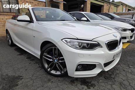 White 2016 BMW 228I Convertible M Sport