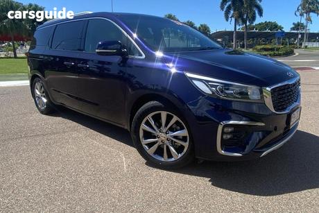 Blue 2019 Kia Carnival Wagon Platinum