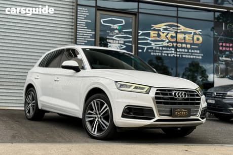 White 2018 Audi Q5 Wagon 2.0 Tfsi Quattro Sport