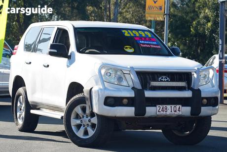 White 2012 Toyota Landcruiser Prado Wagon Gx (4X4)