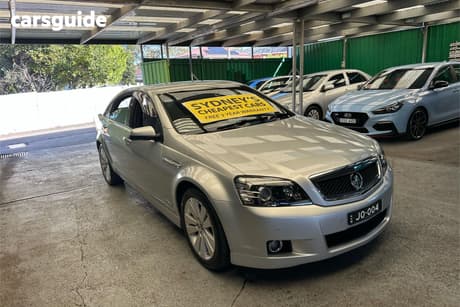 Silver 2010 Holden Caprice Sedan