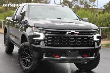 Black 2026 Chevrolet Silverado Crew Cab Pickup 1500 Zr2