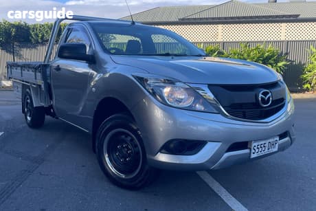 Silver 2017 Mazda BT-50 Cab Chassis Xt (4X2)