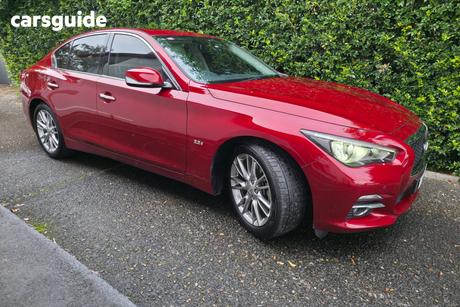 Burgundy 2014 Infiniti Q50 Sedan 2.2D Gt