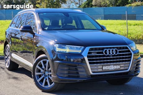 Black 2016 Audi Q7 Wagon 3.0 Tdi Quattro