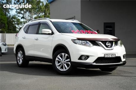 White 2016 Nissan X-Trail Wagon St-L N-Sport Se Black (Fwd)