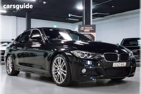 Black 2015 BMW 320I Sedan Sport Line