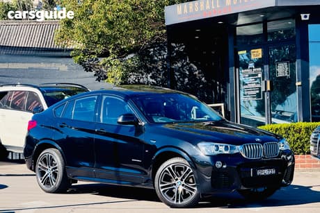 Black 2017 BMW X4 Coupe Xdrive 35D