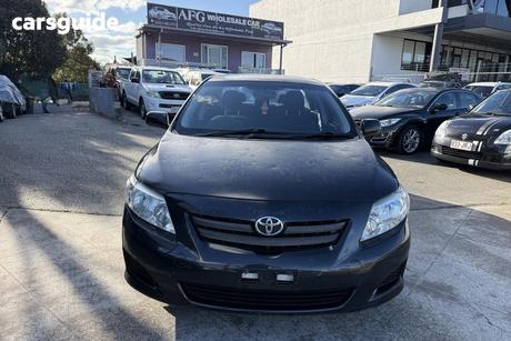 Black 2008 Toyota Corolla Sedan Ascent