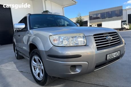 Silver 2007 Subaru Forester Wagon X