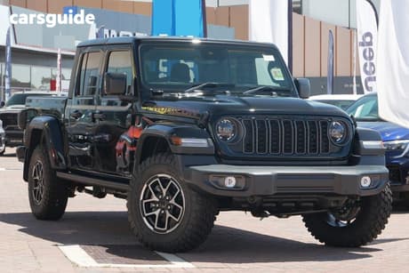 Black 2025 Jeep Gladiator Dual Cab Utility Rubicon (4X4)