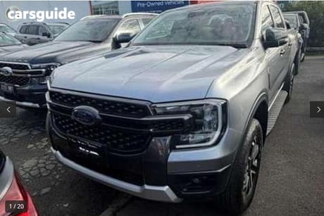 Silver 2025 Ford Ranger Double Cab Pick Up Sport 2.0 (4X4)