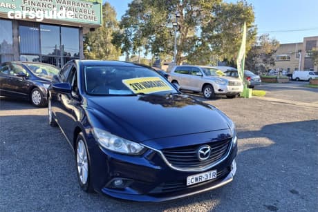 Blue 2012 Mazda 6 Sedan Sport