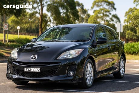 Black 2012 Mazda 3 Hatchback Sp20 Skyactiv