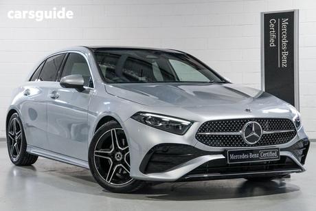 Silver 2024 Mercedes-Benz A200 Hatchback