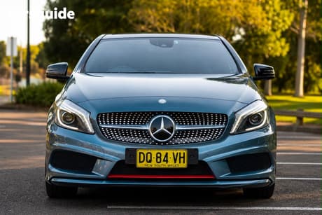 Blue 2013 Mercedes-Benz A250 Hatchback Sport