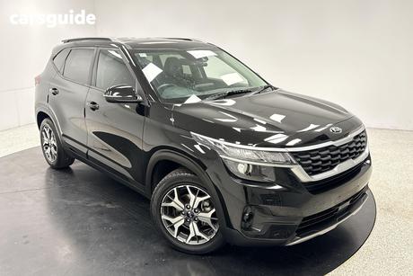 Black 2020 Kia Seltos Wagon Sport+ (Fwd)