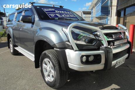 Grey 2016 Isuzu D-MAX Crew Cab Utility Ls-M Hi-Ride (4X4)