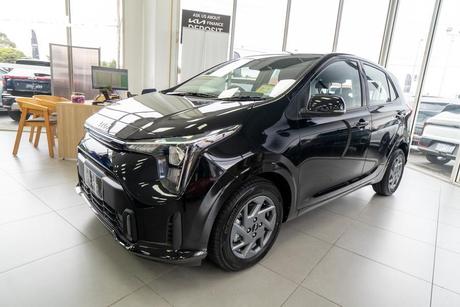 Black 2025 Kia Picanto Hatchback Sport (Pe2)