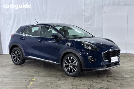 Blue 2021 Ford Puma Hatchback
