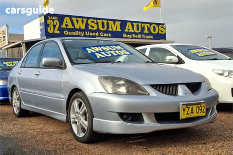 Silver 2003 Mitsubishi Lancer Sedan Vr-X
