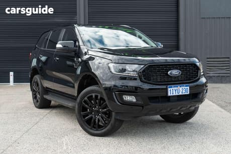 Black 2021 Ford Everest Wagon Sport (Rwd)