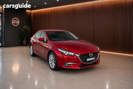 Red 2018 Mazda 3 Hatchback Sp25
