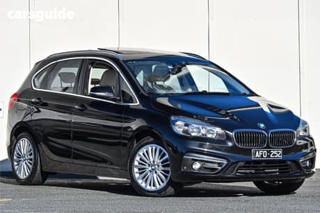 Black 2015 BMW 218I Wagon Active Tourer Sport Line