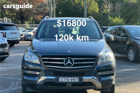 Grey 2014 Mercedes-Benz ML250 Wagon Cdi Bluetec (4X4)