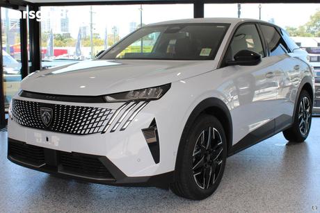 White 2025 Peugeot 3008 Wagon Allure Hybrid