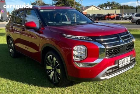 Red 2025 Mitsubishi Outlander Wagon Aspire 7 Seat (2Wd)