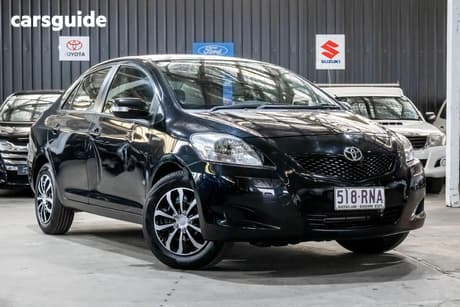 Black 2008 Toyota Yaris Sedan Yrs