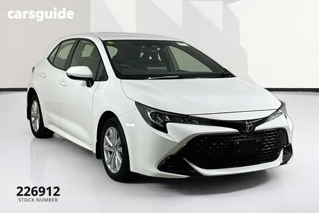 White 2024 Toyota Corolla Hatchback Ascent Sport