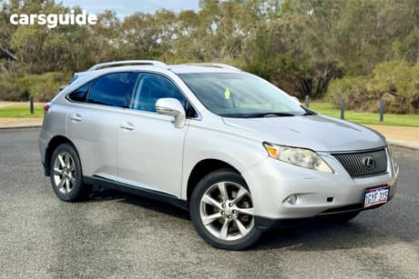Silver 2010 Lexus RX350 Wagon Sports
