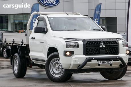 White 2025 Mitsubishi Triton Cab Chassis Glx (4X2)