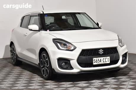White 2019 Suzuki Swift Hatchback Sport