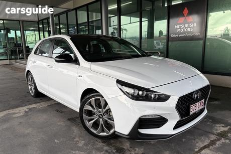White 2022 Hyundai I30 Hatchback N Line Premium