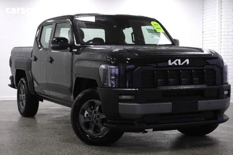 Black 2025 Kia Tasman Double Cab Pick Up Sx (4X4) (Std) Black Fender
