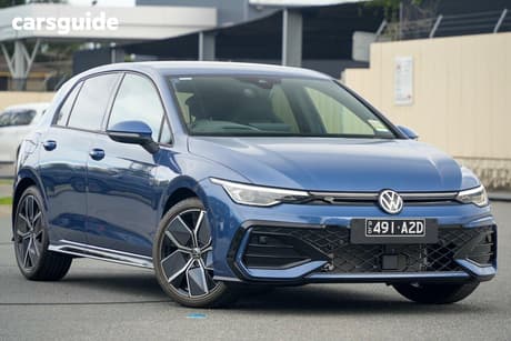 Blue 2025 Volkswagen Golf Hatchback R-Line