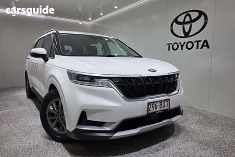 White 2021 Kia Carnival Wagon S