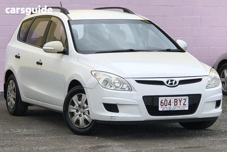White 2009 Hyundai I30 Wagon Cw Sx 2.0