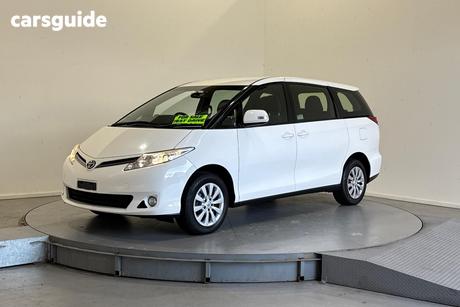 White 2016 Toyota Tarago Wagon Gli