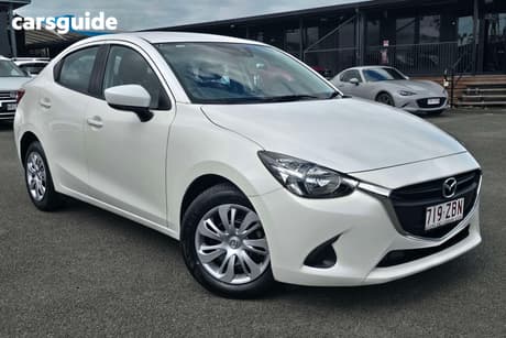 White 2019 Mazda 2 Sedan Neo (5Yr)