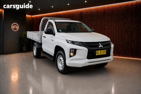 White 2024 Mitsubishi Triton Cab Chassis Glx (4X2)