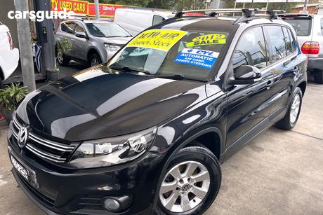 Black 2012 Volkswagen Tiguan Wagon 132 Tsi Pacific