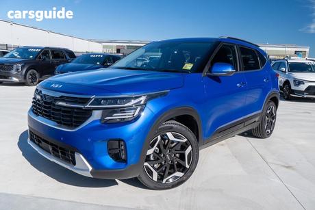 Blue 2025 Kia Seltos Wagon Gt-Line (Awd) (Two-Tone)