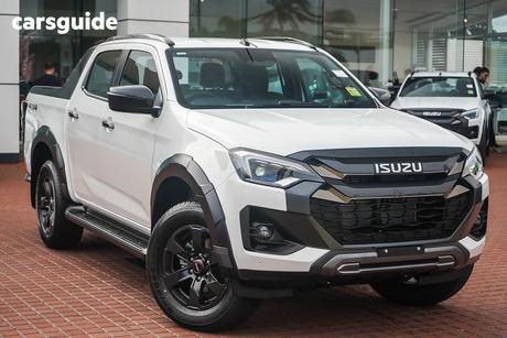 White 2026 Isuzu D-MAX Crew Cab Utility X-Terrain (4X4)